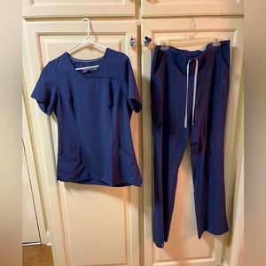 Navy Urbane Performance Scrub Set